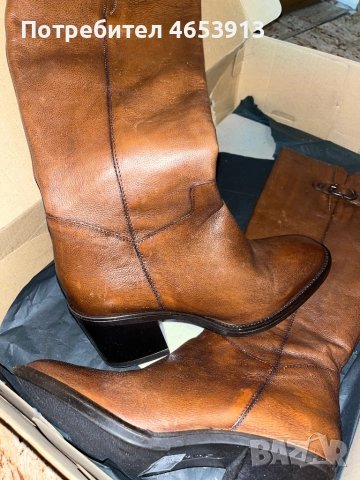 Дамски ботуши естествена кожа , снимка 2 - Дамски ботуши - 52447474