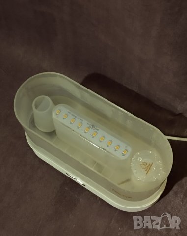 уред за ароматерапия, овлажняване на въздуха, нощна лампа + подарък аромат, снимка 4 - Овлажнители и пречистватели за въздух - 44466430