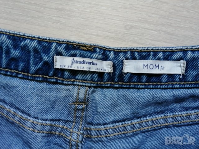 Mom Jeans Stradivarius Дънки Страдивариус - безплатна доставка, снимка 2 - Дънки - 41557647