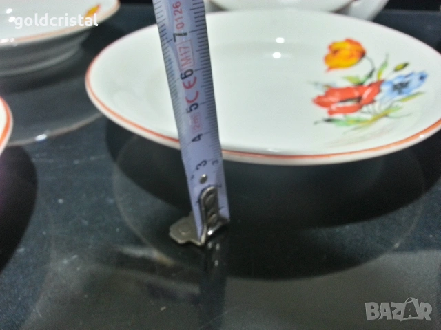 Стар български порцелан чинии дълбоки , снимка 6 - Антикварни и старинни предмети - 53068170