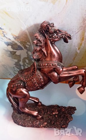 статуетка кон, снимка 2 - Статуетки - 44321576