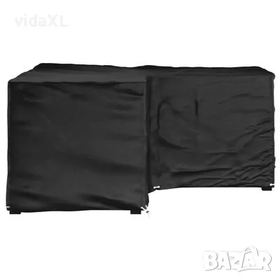 vidaXL Покривало за ъглови градински мебели 16 капси 215x215x90 см（SKU:319316）, снимка 4 - Други - 49297251