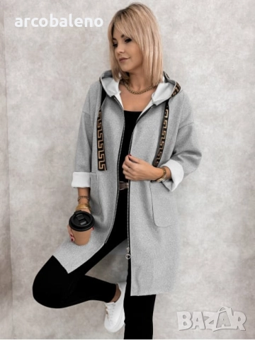 Дамско палто CLAUDETTE, 4цвята , снимка 11 - Палта, манта - 51599518