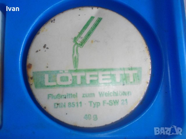 80 Вата-Ел.Поялник-Старо Немско Качество-Пълен Комплект-Тенол/Колофон/Паста/Припой, снимка 14 - Други инструменти - 41310227