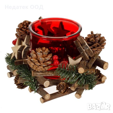 Коледен свещник, 18x11,5 см