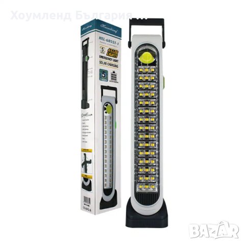 Мощна акумулаторен соларен LED прожектор с 5 режима, снимка 2 - Соларни лампи - 41361198