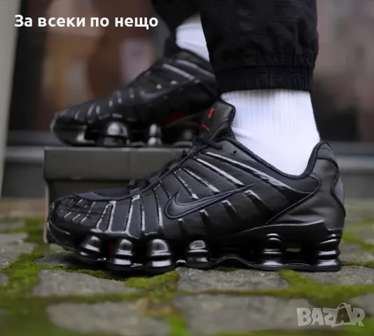 Nike Shox TL Black Унисекс Маратонки👟Дамски Маратонки👟Мъжки Спортни Обувки Код VAL-59