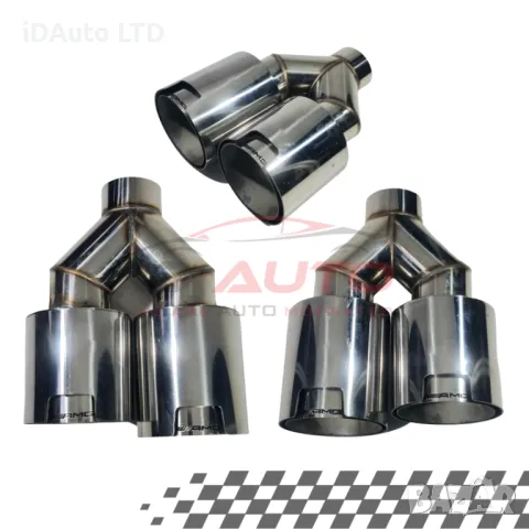 Накрайници Mercedes AMG ауспух, мерцедес, ауспуси, накрайник