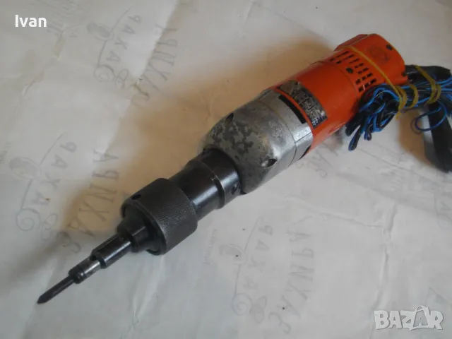 Fein Made in GERMANY НЕМСКИ ЕЛЕКТРИЧЕСКИ ПРАВ ШЛАЙФ ФЕЙН ЗА НАКРАЙНИЦИ М6 230W 450об/м ОТЛИЧЕН 40см, снимка 2 - Други инструменти - 48140573