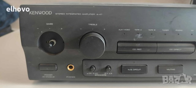 Стерео усилвател Kenwood A-47, снимка 3 - Ресийвъри, усилватели, смесителни пултове - 52477329
