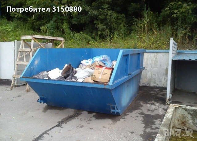 Извозване на строителни и битови отпадъци с контейнери