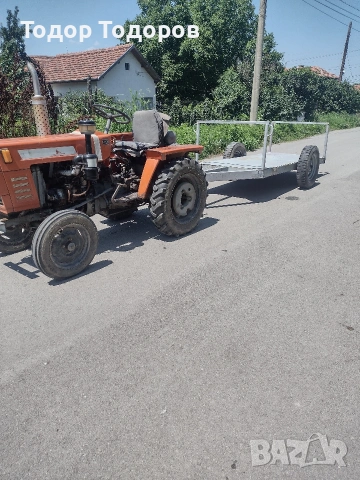 Платформата, ремарке за бали или кошери за малък китайски или японски трактор.