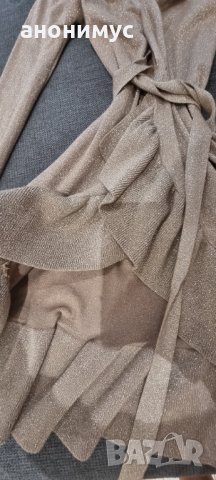 Рокля с ламе, снимка 5 - Рокли - 31382595