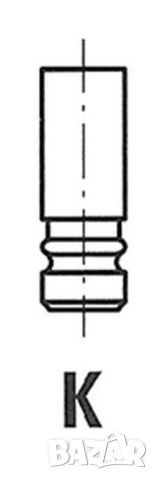 Клапан всмукателен OSVAT (29x7x89) за ARO,RENAULT,VOLVO №2748ZC, снимка 2 - Части - 52271433