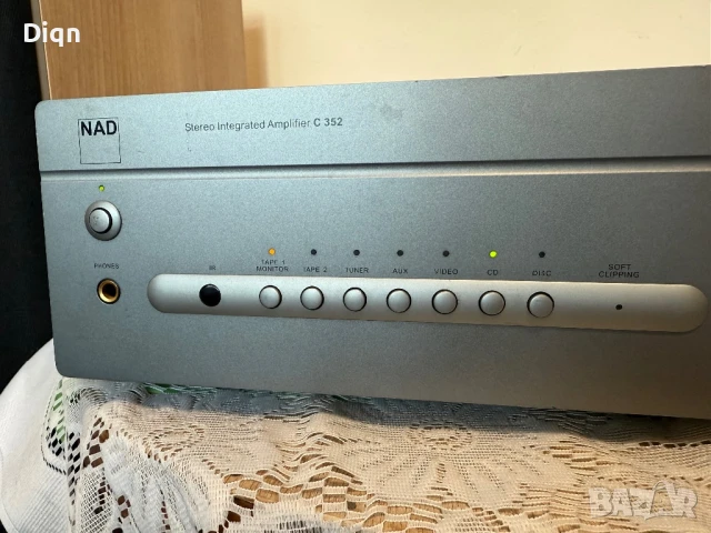 Nad C352 стерео , снимка 4 - Ресийвъри, усилватели, смесителни пултове - 51397547