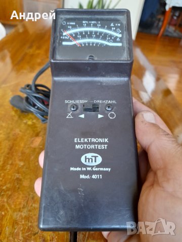 Стар автотестер Elektronik Motortest, снимка 3 - Антикварни и старинни предмети - 41952761