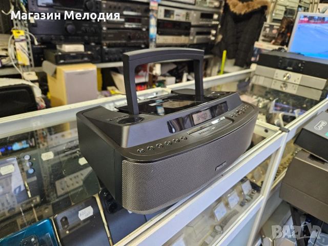 Система Philips AZ420/12 В отлично техническо и визуално състояние. Има радио, диск, usb и aux. Вгра, снимка 6 - Аудиосистеми - 53450913