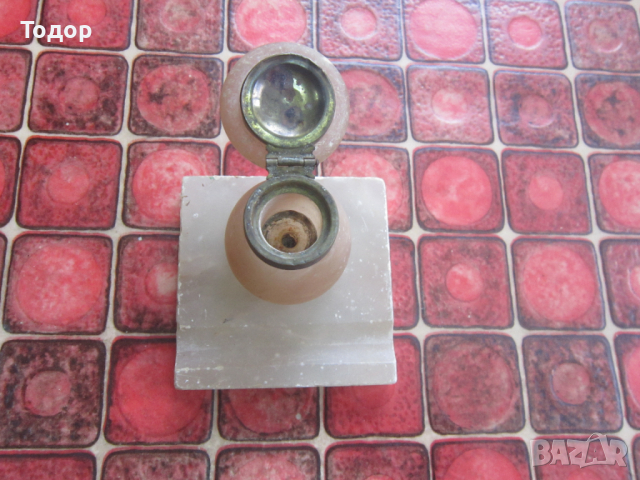 Старинна немска мастилница 3 Райх, снимка 4 - Колекции - 36516730