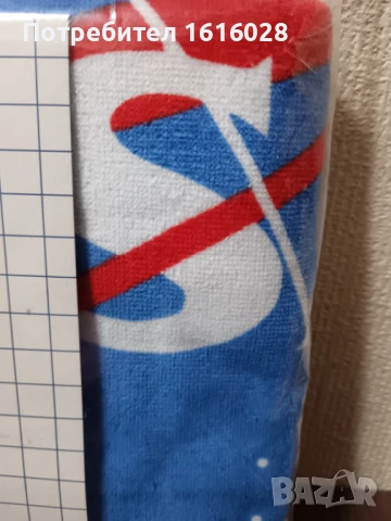 Нова голяма плажна кърпа НАСА. Размери 75 см./ 150 см. , снимка 6 - Хавлиени кърпи - 51045705
