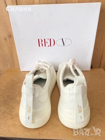 Red Valentino маратонки от естествена кожа, снимка 3 - Маратонки - 52721032