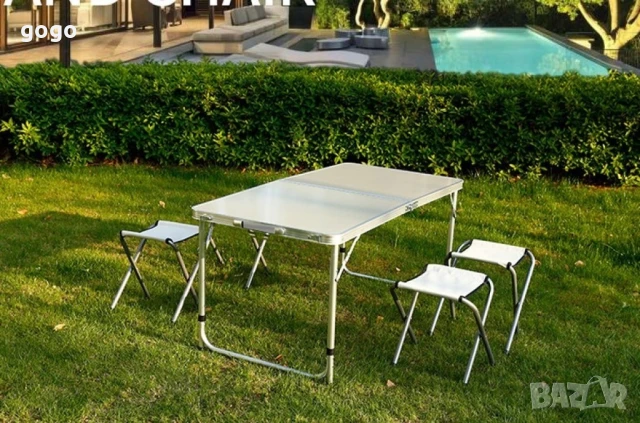 ТОП ЦЕНА!!! Комплект Сгъваема Маса и Столове Malatec 7893, снимка 15 - Къмпинг мебели - 50219012