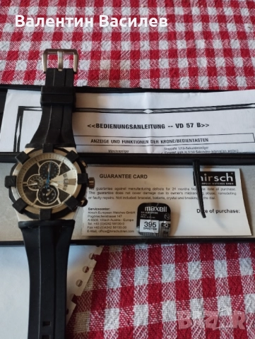 Мъжки часовник хронограф кварц , снимка 4 - Мъжки - 51712152