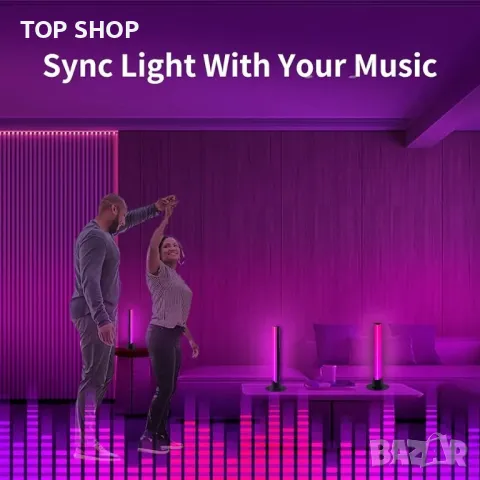 Embient Lamp за игри, филми, компютър, телевизия, декорация на стая, снимка 7 - Декорация за дома - 48787318