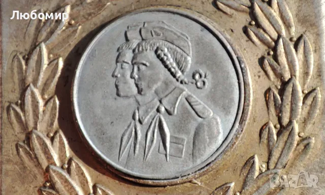 Продавам автентичен унгарски плакет , снимка 3 - Антикварни и старинни предмети - 48979941