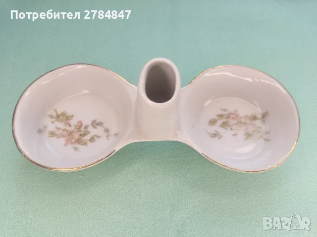 Порцеланова солничка от социализма , снимка 8 - Сервизи - 56106469