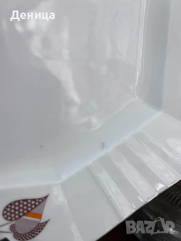 Ар деко и Епиаг❤️ Любими🥰 Плато с много стилен дизайн, красиви дипли, снимка 6 - Антикварни и старинни предмети - 50719101