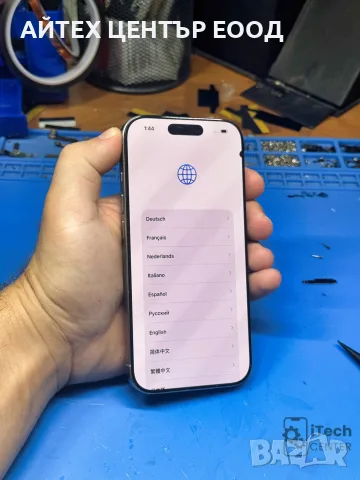 Оригинален дисплей за iPhone 16 Pro, клас C, видими драскотини!