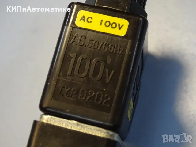 пневматичен разпределител SHOKU-HERION 5ER-8E solenoid valve 100VAC, снимка 5 - Резервни части за машини - 48588130