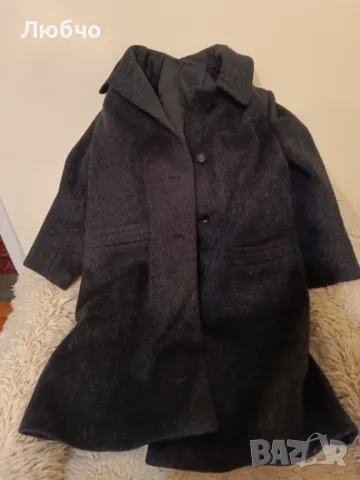 Мъжко  палто от вълна от 60 години, снимка 4 - Палта, манта - 48163568