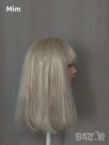 35 см. Руса перука с бретон , снимка 2 - Аксесоари за коса - 51124384