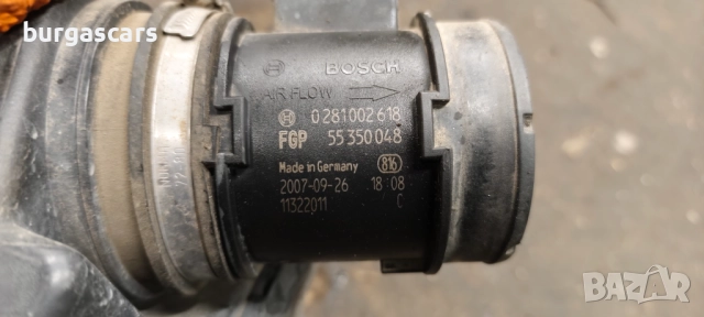 Дебитомер 55 350 048 Opel Corsa D 1.3 CDTI -60лв, снимка 2 - Части - 51997380