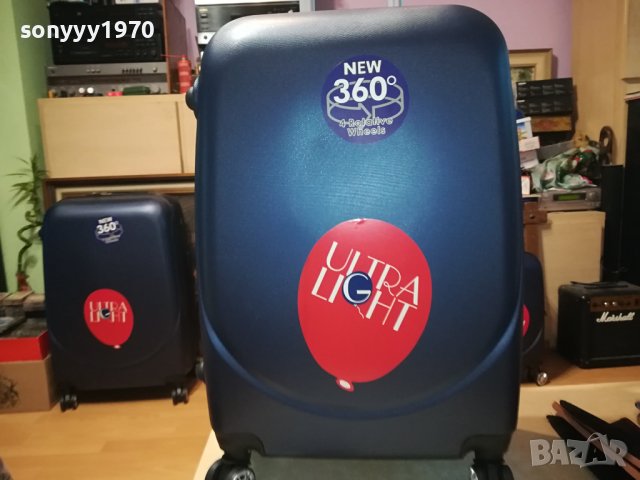 КУФАР С КОЛЕЛЦА И ТВЪРДИ СТРАНИЦИ 1108231106, снимка 3 - Куфари - 41823143