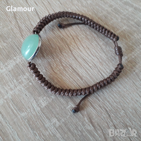 Гривна с нефрит, снимка 3 - Гривни - 36369662