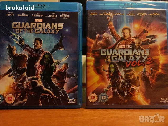 Guardians of the Galaxy vol 1 & 2 - пазители на галактиката - английски език