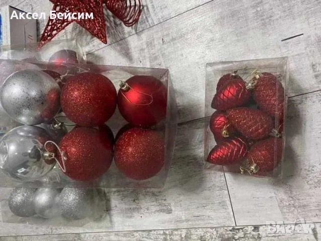 Коледна елха 120см. Със 180бр.шишарки , снимка 5 - Декорация за дома - 52620382