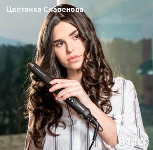 Преса за коса Taurus Slimlook Keratine Pro, 30 W, 100-220°C, Плочи XXL с нано керамика & турмалин , снимка 6 - Преси за коса - 50681300