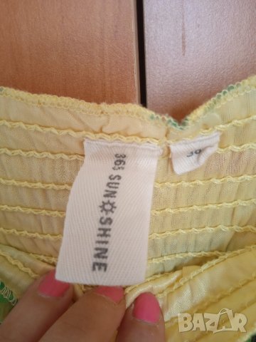 Жълта рокля , снимка 3 - Рокли - 42273843