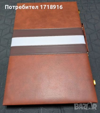Кожена табла за игра, тип куфарче, снимка 4 - Шах и табла - 52747254