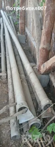 Поливни поцинковани тръби - 6 метра 