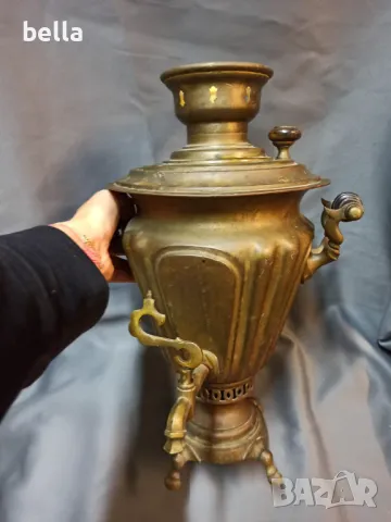 Антикварен самовар ,Руска империя ,множество печати,маркировки