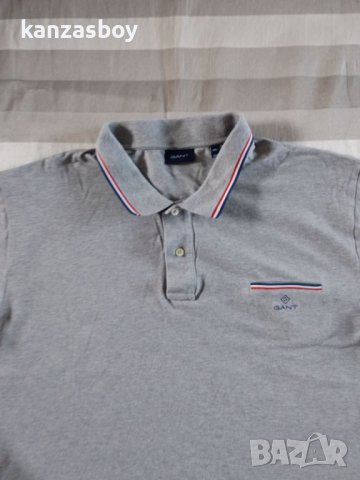 gant polo shirt - страхотна мъжка тениска 3ХЛ , снимка 4 - Тениски - 41499450