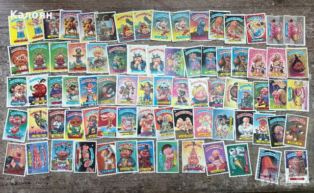 Колекция от 77 картички -стикери от дъвки от 1986 г. Made in U.S.A., снимка 12 - Колекции - 52621834