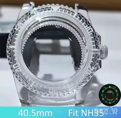 Каса и каишка за японски механизъм NH35 Seiko модификация съвместими резервни части ретрофит