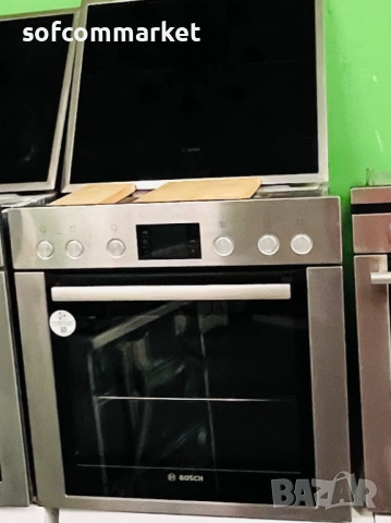 Комплект за вграждане: Фурна Bosch HEG73B450 + Индукционен плот, снимка 4 - Печки, фурни - 53187725