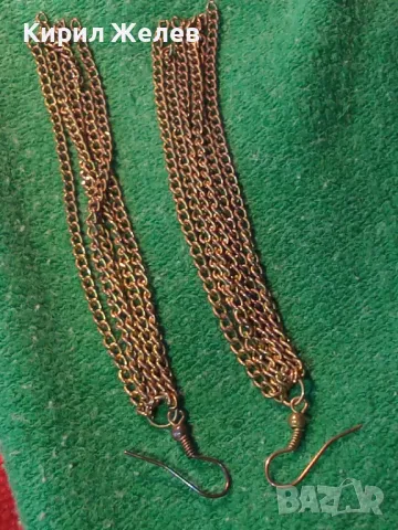 ФЕЕРИЧНИ ВИНТИДЖ АРТ СТИЛ ЗЛАТИСТИ ОБЕЦИ от БЛАГОРОДНА СТОМАНА 47409, снимка 9 - Обеци - 47316247