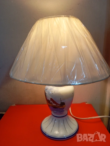 Винтидж настолна лампа , снимка 4 - Настолни лампи - 53766188